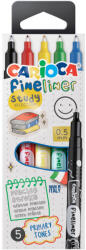 CARIOCA Set fineliner Study Selection, 5 bucăți, 0, 5 mm - Carioca (44102)
