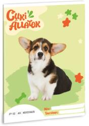 Ars Una Ars Una: Animale drăguțe - Caiet cu pătrățele Welsh Corgi A/5 27-32 (53634320)