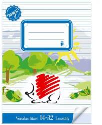ICO ICO: SUNI caiet cu linii pentru clasa 1-a A5 14-32 (7500050004-550723)