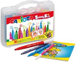 CARIOCA Set de markere în geantă cu carte de colorat - Carioca (43260)