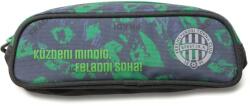 ICO Penar cilindric cu două compartimente, model camuflaj Fradi (7210039001-413500) Penar
