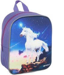 Spirit Spirit: Rucsac pentru grădiniță cu model 3D unicorn, colțuri rotunjite, 30x25x12cm (410542)