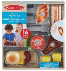 Melissa & Doug Gătit și coacere: Set de joacă Grill și BBQ - Melissa & Doug (94049K) Bucatarie copii