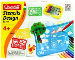 Quercetti Quercetti: Set de șabloane de desen Ferma (2645)