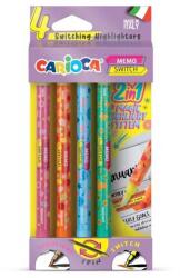 CARIOCA Switch evidentiator cu două capete, set de 4 bucăți - Carioca (40497)
