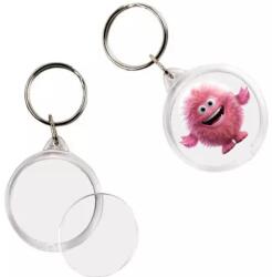 Playbox PlayBox: Suport de chei rotund transparent cu diametru de 5cm 1buc (2472323) Figurina