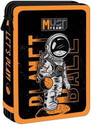 Luna Luna: Penar cu două compartimente, negru-portocaliu, Must Team Astronaut (000586339) Penar