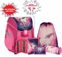 Spirit Spirit: Model 3D de unicorn magic set ghiozdan ergonomic din 5 piese cu iluminare LED 34x22x41cm (407849)