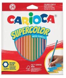 CARIOCA Supercolor creioane colorate 24 bucăți set - Carioca (43393)