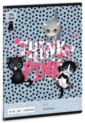 Ars Una Ars Una: Think-Pink caiet cu liniatură pentru clasa I A/5 14-32 (53582850)