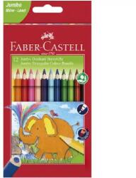 Faber-Castell Faber-Castell: Jumbo set de 12 creioane colorate triunghiulare (116501)