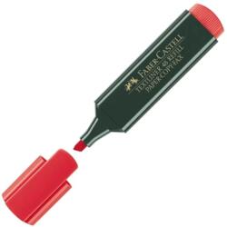 Faber-Castell Faber-Castell: Textliner 1548 de culoarea roşie (154821)