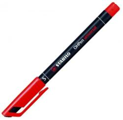 STABILO Stabilo: OHPen marker cu alcool grosime linie S culoarea roșie (841/40)