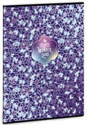 Ars Una Caiet cu pătrățele Wonderland ghost-blue A4 (93129473)
