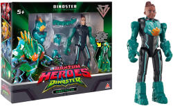 PMI Quantum Heroes: Figurina de acțiune Dinoster Oz cu armură verde de 20 cm (EU580831A/580833) Figurina