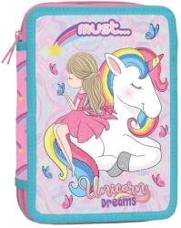 Luna Must: Penar etajat cu model de unicorn 15x21cm (000585822) Penar