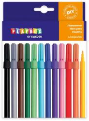Playbox Set de markere PlayBox, 12 bucăți, 1mm (2470498)