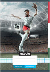 Nebulo Nebulo: Caiet dictando cu model fotbal tipic maghiar, pătrățele, 27-32 A/5 (NR-VM-A5-12346592)