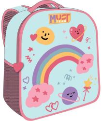 Luna Luna: Rucsac pentru grădiniță Must Team 3D cu model curcubeu, 26x10x32cm (000586518)