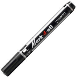 STABILO Stabilo: Mark-4-All vârf rotund marker cu alcool culoarea neagră (651/46)