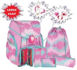Spirit Spirit: Model 3D Unicorn set ghiozdan ergonomic din 5 piese cu iluminare LED 34x22x41cm (407847)