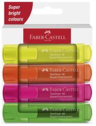 Faber-Castell Faber-Castell: 1546 Neon fluorescent set de 4 markere textmarker (254644)