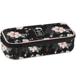 Ars Una Ars Una: Flowery Black penar pentru adolescenți 22, 5x6x11, 5cm (56163742) Penar