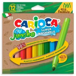CARIOCA Set de 12 carioci Eco Family Jumbo 6 mm - Carioca (43461)