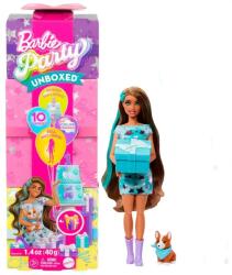 Mattel Barbie: Party Reveal păpușă surpriză cu cățel Corgi - Mattel (JFG72) Papusa Barbie