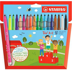 STABILO Stabilo: Trio A-Z set marker colorat 18 bucăți (378/1-18-01)