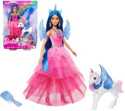 Mattel Barbie: Prințesă Pegasus Safir cu accesorii - Mattel (HRR16) Papusa Barbie