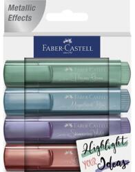 Faber-Castell Faber-Castell: 1546 Set de evidențiatoare metalice, 4 bucăți (154624)