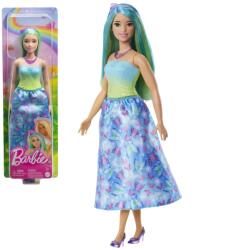 Mattel Barbie Dreamtopia: Păpușă prințesă în rochie cu fluturi albaștri - Mattel (HRR07/HRR11) Papusa Barbie