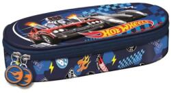 UNIPAP Hot Wheels penar oval culoarea albastră 20, 5x5x9, 5cm (627989) Penar