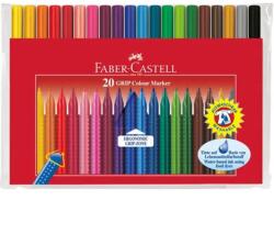Faber-Castell Grip marker colorat care se spală set 20 bucăţi - Faber-Castell (155320)