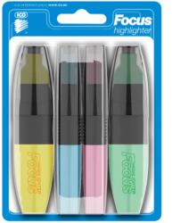 ICO ICO: Focus pastel culori textliner marker set 4 bucăți (9580065039-558682)