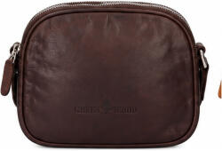 Greenwood Vigi női bőr crossbody táska - sötétbarna
