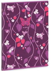 Ars Una Ars Una: Bloom Papillon A/4 caiet extra cu capse, cu puncte (53102508)