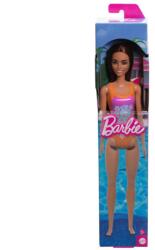 Mattel Păpușă Barbie Beach în costum de baie cu model, de culoare mov - Mattel (DWJ99/HXX50) Papusa Barbie