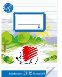 ICO ICO: SUNI caiet cu linii pentru clasa a 4-a A5 21-32 (7500050007-550754)