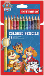 STABILO Stabilo: Set de creioane colorate groase Paw Patrol 12 bucăți (207/12-01)