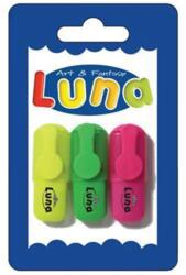Luna Luna: textliner colorat mini 3 bucăți set (000601829)
