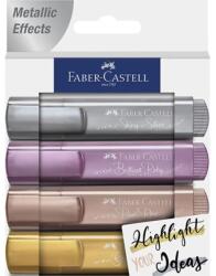 Faber-Castell Faber-Castell: Set de evidențiatoare metalice 1546, 4 bucăți (154623)