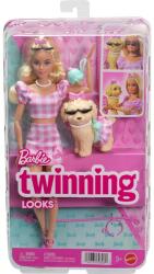 Mattel Barbie: Set de joacă Duo de modă cu animăluțul, roz - Mattel (JFP36) Papusa Barbie