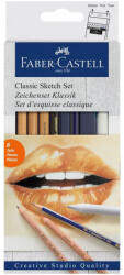 Faber-Castell Faber-Castell: Set de creioane pentru schiță monocrome, 8 bucăți (114004)