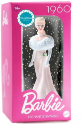 MGA Entertainment Barbie Enchanted Evening 1960 păpușă de colecție 15cm (LPP012G/1960feher) Papusa Barbie