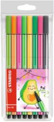STABILO Stabilo: Pen 68 avocado set 8 bucăți (68/03-8-14)