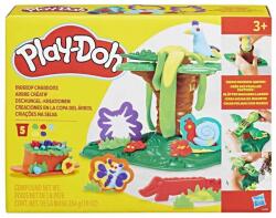 Hasbro Play-Doh: Set de plastilină Treetop creations cu 5 cutii și alte accesorii - Hasbro (G0504)