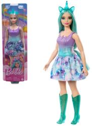 Mattel Barbie Dreamtopia: Papusa unicorn albastră-violet în rochie - Mattel (HRR12/HRR15) Papusa Barbie