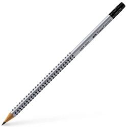 Faber-Castell Faber-Castell: Grip creion grafit HB argintiu cu radieră (117200)